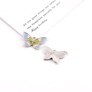 Pendentif Papillon en Alliage 20mm, Composant de Bijouterie DIY pour Fabrication de Colliers, Accessoire Printemps 2025, Origine Yiwu - Product Image 2