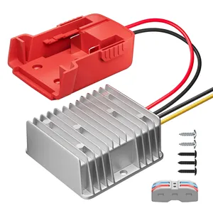 Konverter Step Down 18V ke 12V 240W 20A 12V DC Regulator voltase otomatis konverter Buck M18 adaptor roda daya untuk Milwaukee