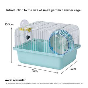 Petite Cage Rurale Cage pour <span class=keywords><strong>Hamster</strong></span> Cage pour oursons Cage pour animaux de compagnie Cage pour animaux de compagnie Cage pour <span class=keywords><strong>hamster</strong></span> portable à couche unique - Product Image 4