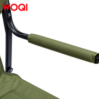 WOQI Fer Directeur Chaise Table Large Porte-Gobelet Pliant 330 Lbs Capacité de Charge Camping Extérieur Patio Utilisation Sac de Transport Inclus