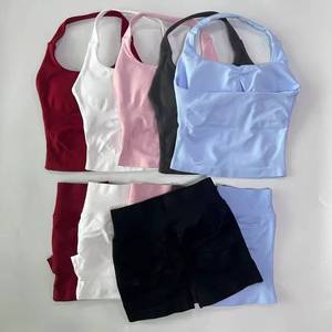 เสื้อกล้ามออกกำลังกายสำหรับผู้หญิงแบบใหม่ ไม่มีแขน เหมาะสำหรับโยคะ ฟิตเนส เล่นกีฬา วิ่ง และออกกำลังกายทั่วไป - Product Image 4