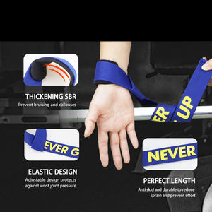 Correa de muñeca para levantamiento de pesas, correa ajustable con logotipo personalizado para fitness, gimnasio, gran oferta - Product Image 6