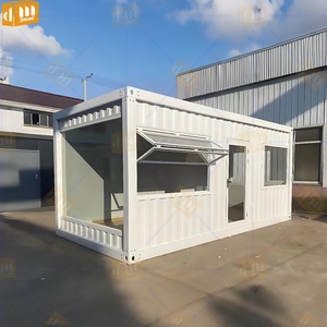 Portable Cafe Bar Shop Container Casas prefabricadas desmontables Flatpack 40Ft Prefabricado Home Modular Store Restaurante - Product Image 3