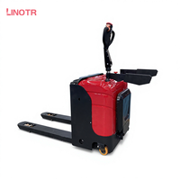 Transpalette électrique LINOTR CDD20 1T-3T avec batterie au plomb-acide/lithium-ion 48V, terrain accidenté, vitesse de 5 km/h