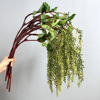 Simulatieplant Hangende Shanglu Fruit Kunstbloemenboeket Binnendecoratie 100-200cm Hoogte Zachte Lijm Liefdes Tranen Boeddha
