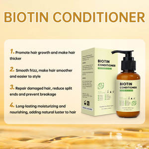 Acondicionador Capilar de Biotina y Seda 100ml, Marca Privada OEM, Fortalece las Puntas Abiertas, Vegano, Sin Frizz - Product Image 3