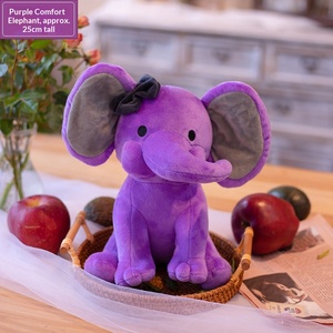 Peluche Éléphant Bébé Mignon en Gros, Nouveau, Pas Cher, Unisexe, Coloré, Doux, Grandes Oreilles, en Coton PP, Coussin Animal en Peluche pour Anniversaire - Product Image 5
