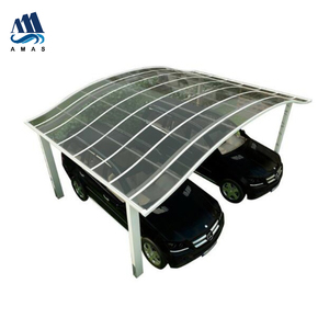 Abri d'extérieur en aluminium en Polycarbonate, abri de port en forme de M pour Garage et maison - Product Image 3