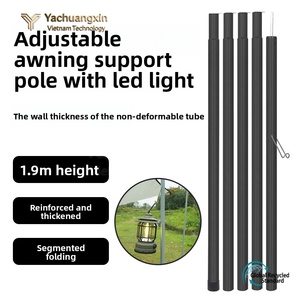 3.6m 4m 4.4m Camping Outdoor Accessories Aluminum Alloy Ultra <b>Light</b> Tent Skeleton Aluminum <b>Pole</b> Support <b>Pole</b> Tent <b>Pole</b> - Product Image 4
