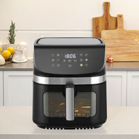 Friteuse à air numérique électrique moderne sans huile de 2400 W, haute qualité, capacité 9L, modèle le plus vendu du fabricant