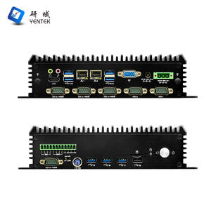 Mini PC Industrial sin Ventilador con Computadora Integrada Intel Core I3 <span class=keywords><strong>I5</strong></span> I7 DDR4 MSATA Win10 Linux HD VGA GPIO Mini PCIe 2 LAN 5 RS232 COM - Product Image 1