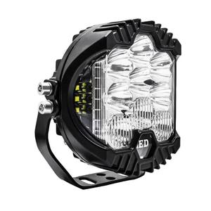 Vòng <span class=keywords><strong>LED</strong></span> ánh sáng làm việc 5/7/9inch <span class=keywords><strong>Led</strong></span> Xe tải ánh sáng 90 Wát kép màu vàng/trắng đèn cho Jeep pontente Faro <span class=keywords><strong>LED</strong></span> Redondo - Product Image 3