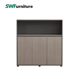 Office Furniture Metal Storage Cupboard - Stylish Low File Cabinet for Organized Storage