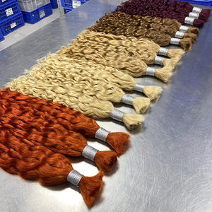 Vente directe usine : Extensions de cheveux humains brésiliens Remy, ondulés, grade 10A, 100g/paquet, non traités, sans couture - Product Image 3