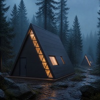 Maison Modulaire Moderne S780 en A-Frame : Solution d'Approvisionnement Direct Usine pour Entrepreneurs – Idéale pour les Séjours en Campagne et les Locations de Vacances