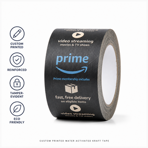 <span class=keywords><strong>Ruban</strong></span> <span class=keywords><strong>adhésif</strong></span> en papier kraft renforcé activé par l'eau 72 mm, <span class=keywords><strong>ruban</strong></span> <span class=keywords><strong>adhésif</strong></span> gommé en fibre de verre pour scellage de cartons, haute résistance, écologique, pour emballage FBA - Product Image 1