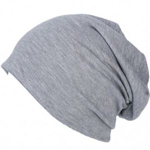 Cotton Slouchy Hip-Hop Soft Lightweight Running <b>Beanie</b> Adult <b>Hats</b> Sleeping Chemo Cap for Men Women Promotion Gifts - Product Image 4