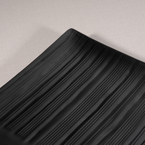 Vente en Gros Personnalisée de Vaisselle en Mélamine de Haute Qualité, Assiettes et Bols Épais en Mélamine Noir <span class=keywords><strong>Mat</strong></span> pour Restaurant - Product Image 4