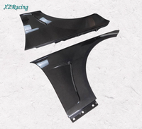 Ailes de voiture en fibre de carbone AT pour Mercedes-Benz Classe C W204 2008-2013 Kits de carrosserie aérodynamiques Pièces automobiles Accessoires de voiture