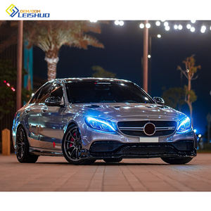 Kit carrosserie Leishuo W205 <span class=keywords><strong>350e</strong></span> à 2016 C63 AMG comprenant un pare-chocs avant pour Mercedes Benz Classe <span class=keywords><strong>C</strong></span> W205 2015+ Mise à niveau C63 AMG - Product Image 5
