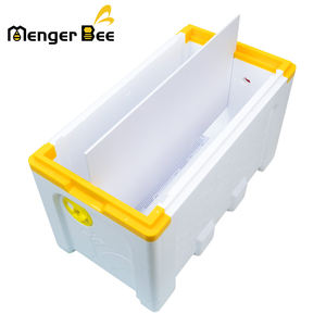 Caja de Cría de Abejas MengerBee Blanca de Poliestireno Expandido (EPS), Compatible con 6 Cuadros de Colmena Langstroth Grandes - Product Image 1
