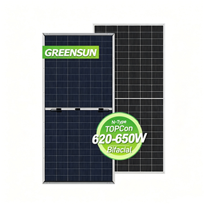 Module solaire monocristallin bifacial 650W à faible coût (<span class=keywords><strong>LCOE</strong></span>), technologie TOPCon, double vitrage, garantie produit 25 ans pour usage domestique et professionnel (C&I) - Product Image 3