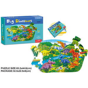 Enfants Puzzle Forme Irrégulière Grande Pièce Papier Puzzle Jouet Éducatif Pour 3 Ans + Jeunes Enfants Cadeau Jeu de Cerveau OEM - Product Image 2