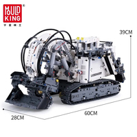 Blocs de construction de modèle de véhicule d'ingénierie R9800 RC/APP d'excavatrice de Liebherr du roi 13130 de moule