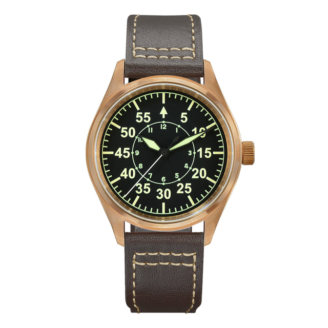 Luxury Classical 20atm Nh35 Mechanical Automatic Diving Diver Cusn8 Bronze Luminous Men Watch