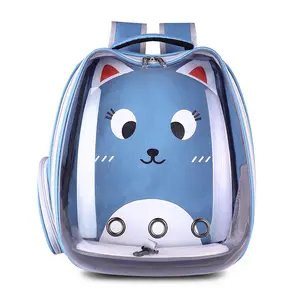 Factory Custom Breathable Design Pet Carrier Backpack Portable Cat Travel Bag Large Capacity Dog Backpack