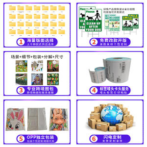 Decoraciones Navideñas, de Graduación y de Halloween para Jardín y Césped, Letreros de PP para Patio y Jardín, Temporada 2025 - Product Image 4