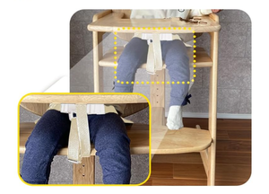 Logo personnalisé enfants <span class=keywords><strong>chaise</strong></span> haute pliable en bois massif aide de cuisine pliable en bois escabeau échelle pour les tout-petits - Product Image 3
