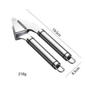 Easy Clean Stainless Steel Home Gadgets <b>Vegetable</b> <b>Tool</b> Garlic Crusher Masher Garlic Press - Product Image 5