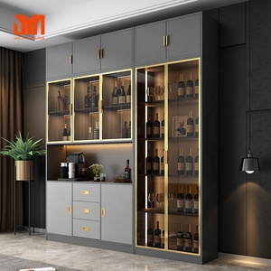 <span class=keywords><strong>JYN</strong></span> Armoire à vin et à thé personnalisée Armoire à vin et thé moderne, légère et luxueuse du sol au plafond Armoire à vin nordique pour la maison - Product Image 2