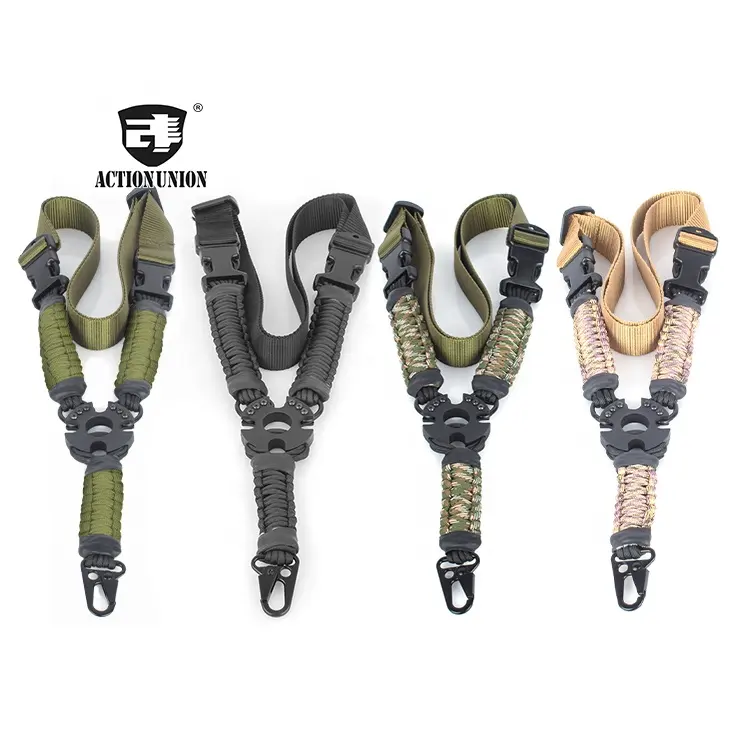 ActionUnion Hunting Accessory Shoulder Strap Adjustable 1 Single Point toy Gun Tactical Sling for Outdoor Gear Quick Release