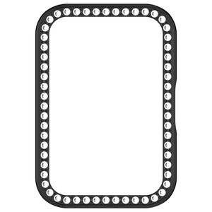 <span class=keywords><strong>IVANHOE</strong></span> Funda Protectora con Incrustaciones de Diamante para Samsung Galaxy Fit 3, Carcasa Protectora a Prueba de Polvo para Smartwatch - Product Image 4