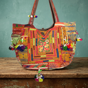 Vintage <b>indian</b> Hand <b>Bag</b> Gypsy Banjara Tote <b>Bag</b> Tribal Banjara Hand <b>Bag</b> - Product Image 4