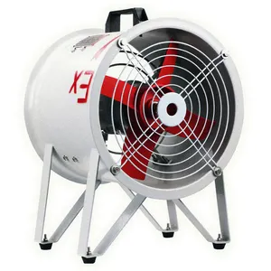 Rounded Pipe Portable Industrial Factory Ventilation Exhaust Fan Explosion Proof Inline Fan 14 Inches Duct Fan