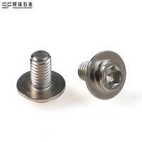 Sekrup dan baut kepala silinder Torx Drive EN ISO 14580 dengan kerah, sekrup dan baut flens 6-lob untuk otomotif/mesin
