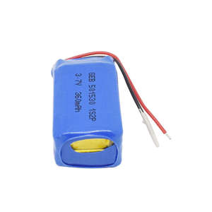 Batterie LiPo GEB 501530 3.7V 360mAh 1S2P avec PCB, rechargeable, polymère lithium-ion, 101550 102530 502035, batterie lithium - Product Image 6