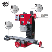 Machine de fraisage et de perçage à vitesse de broche variable X3.5DZP, affichage 3 axes, levage automatique de l'axe Z, alimentation automatique
