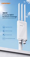 Point d'accès extérieur COMFAST CF-EW87 3600 Mbps longue portée avec 3 antennes à gain élevé