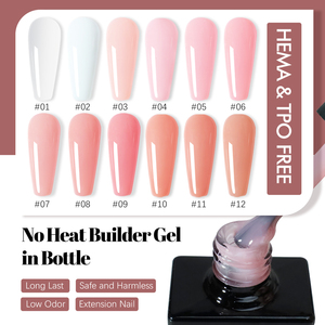 FZANEST Gel Constructor de Uñas sin HEMA en Botella, Gel Biab sin HEMA <span class=keywords><strong>a</strong></span> Granel, Esmalte en Gel Biab para Uñas - Product Image 1