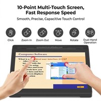 Tablet PC F6APL 10.1 Inci Intel J3455 Quad Core 4GB RAM 64GB Penyimpanan Windows 11Pro Layar Sentuh IPS Komputer Industri