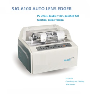 Miglior prezzo strumenti ottici macchina di taglio lente SJG-6100 quattro ruote funzione completa on-line Edger lente automatica con ottico - Product Image 2