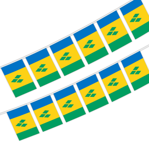 Marchandises du drapeau de Saint-<span class=keywords><strong>Vincent</strong></span>-et-les-Grenadines : Ensemble complet de vêtements patriotiques, bijoux, sacs, souvenirs pour fans de sport, cadeaux en gros - Product Image 6