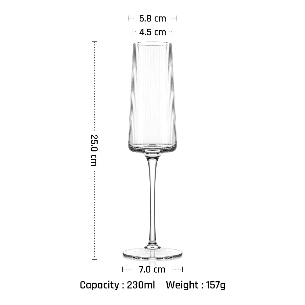Clear Champagne Flute