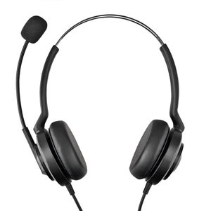 Lantronlife LL-X3D מעל אוזניות אוזניות עם מיקרופון קווית USB עבור שירות לקוחות PC centre אביזר - Product Image 5