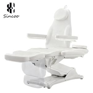 Üretici Modern deri 3 Motor yüz Spa yatak ayarlanabilir elektrikli kozmetik sandalye güzellik salonu için güzellik yatağı - Product Image 4