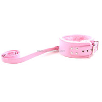 BDSM sexe amour cuir peluche Bondage ensemble menottes pinces à mamelon fouet corde bandeau Kits de retenue